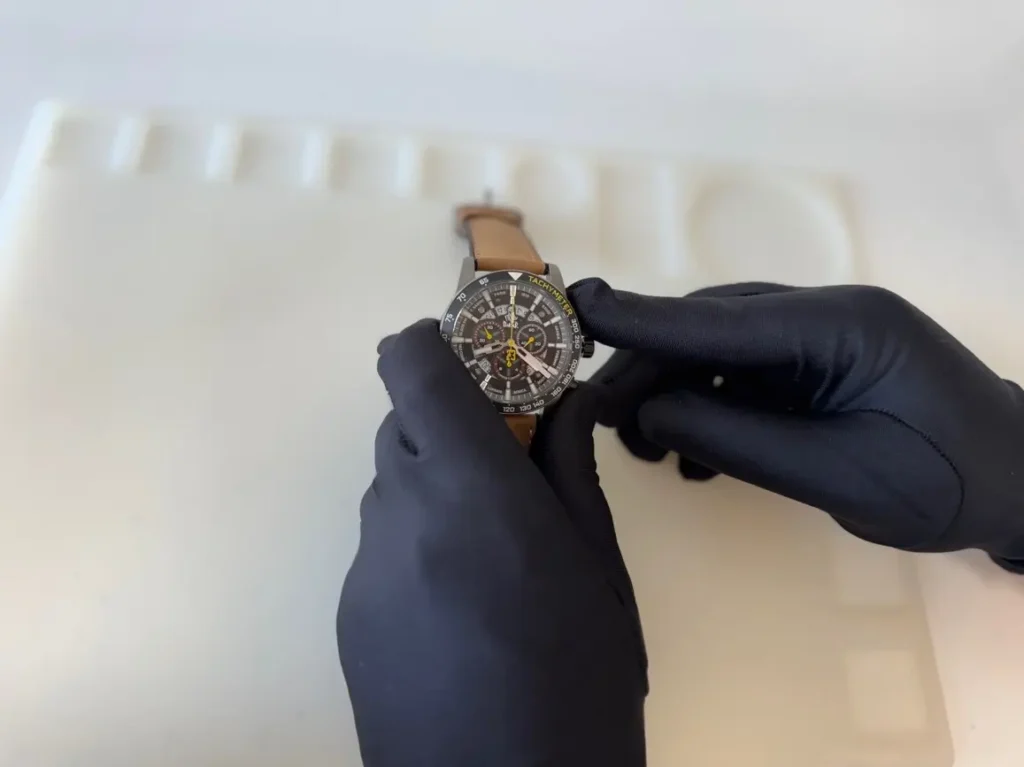 Seřízení stopek – Seřízení ručiček chronografu