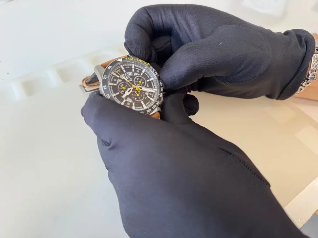 Seřízení stopek – Seřízení ručiček chronografu