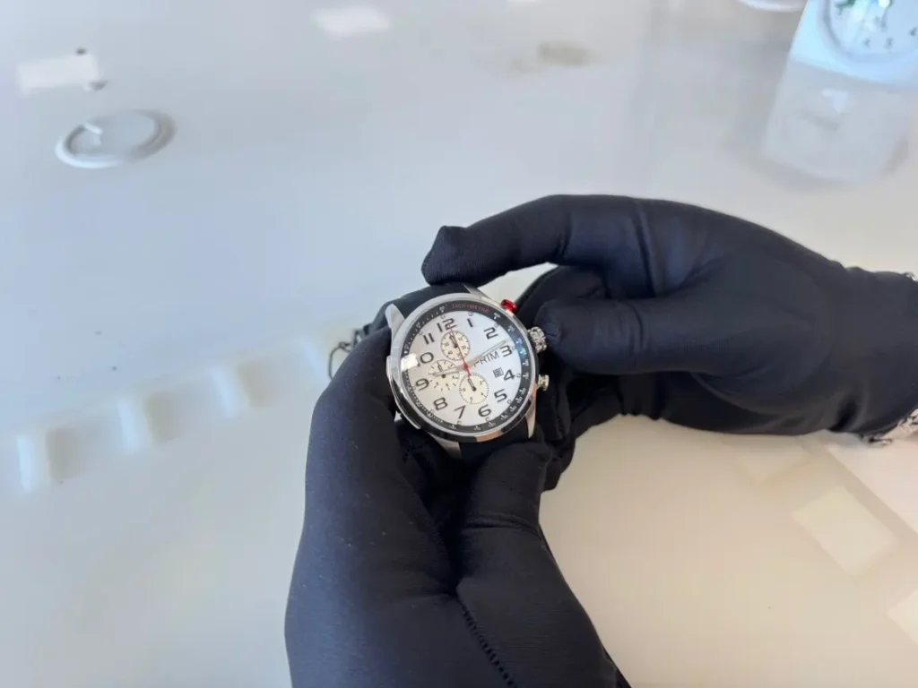 Seřízení stopek – Seřízení ručiček chronografu