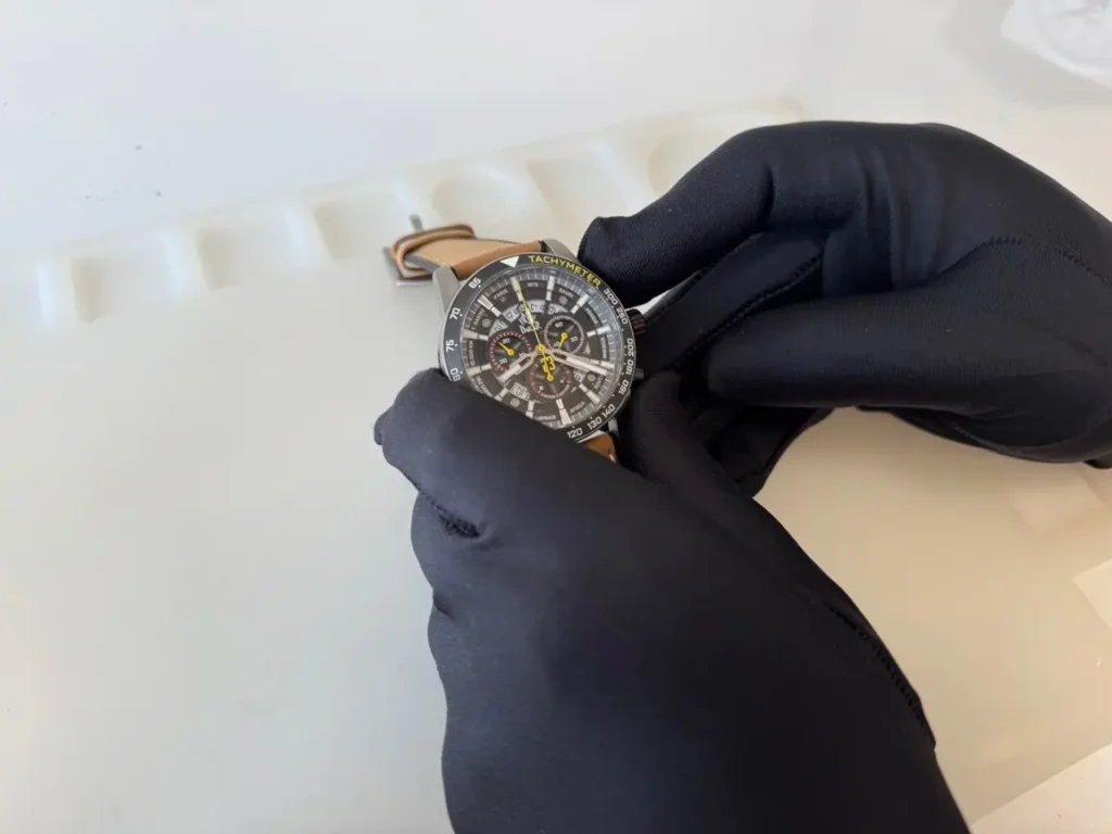 Seřízení stopek – Seřízení ručiček chronografu