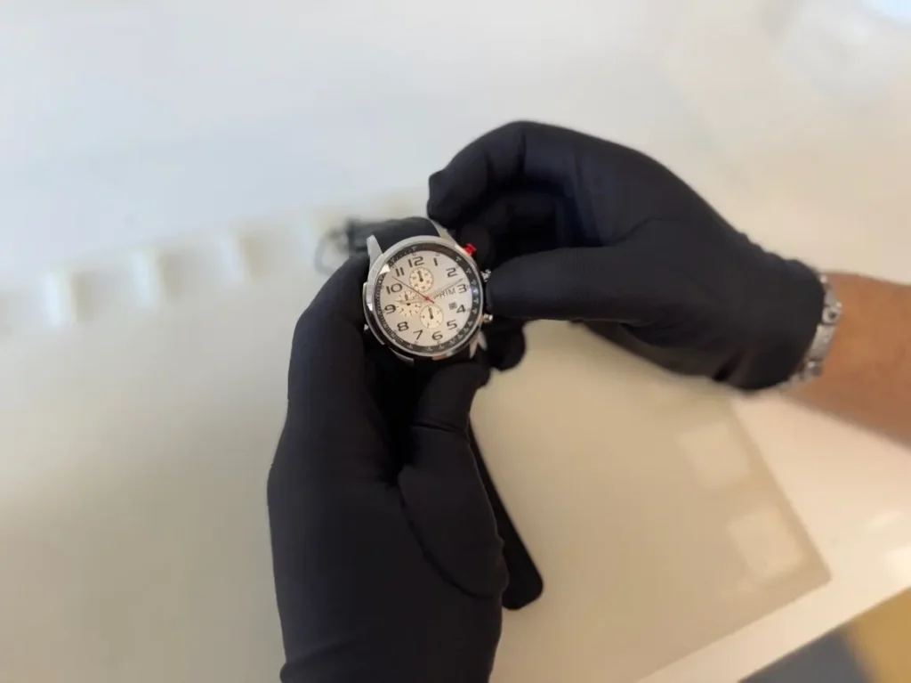 Seřízení stopek – Seřízení ručiček chronografu