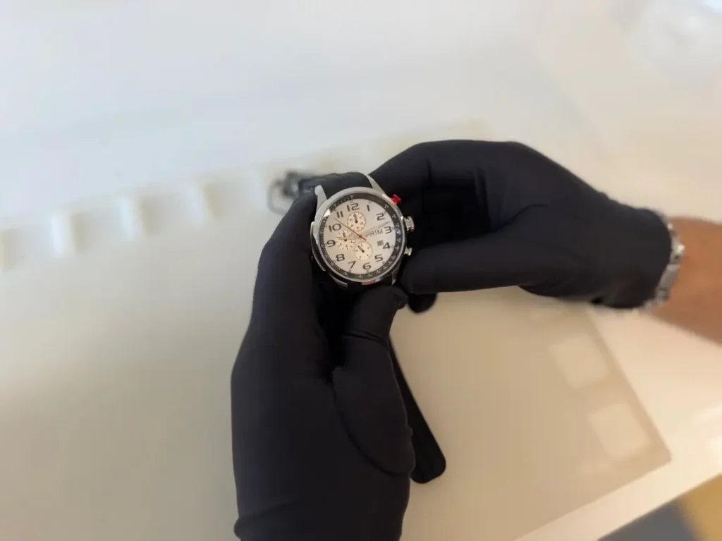 Seřízení stopek – Seřízení ručiček chronografu