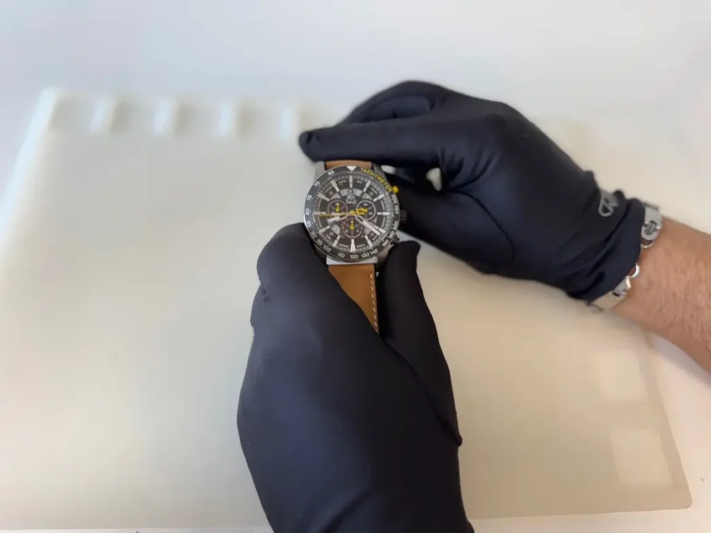 Seřízení stopek – Seřízení ručiček chronografu