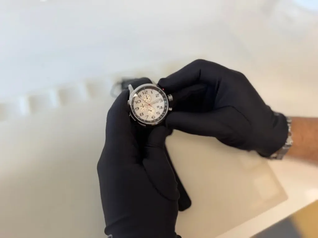 Seřízení stopek – Seřízení ručiček chronografu