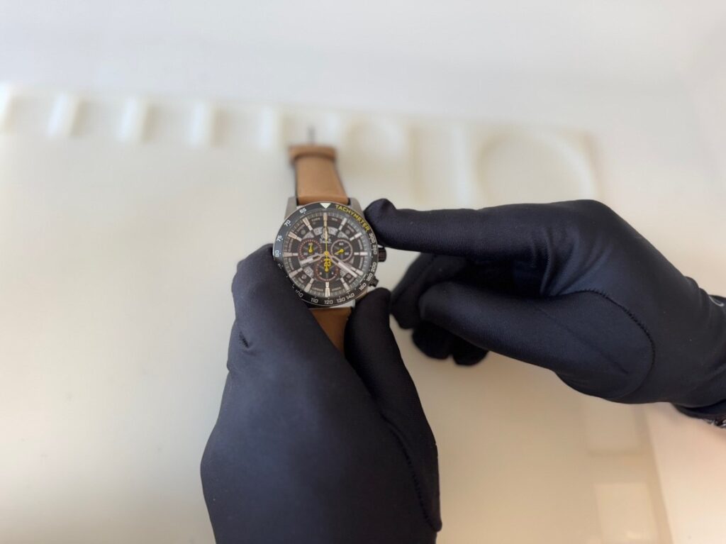 Seřízení stopek – Seřízení ručiček chronografu