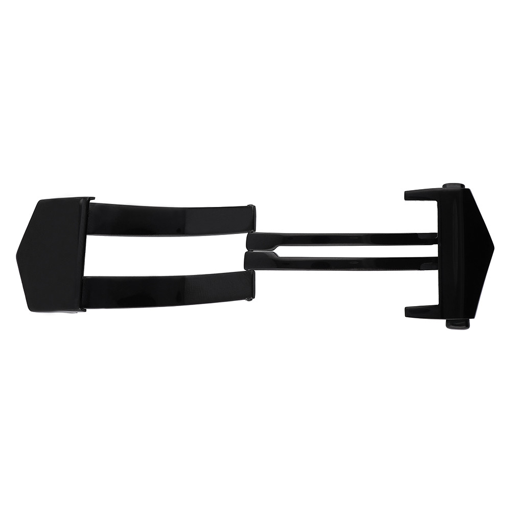 Faltbare Uhrenschließe (20 mm) - schwarz