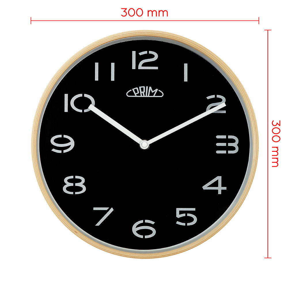 PRIM Woody Wanduhr