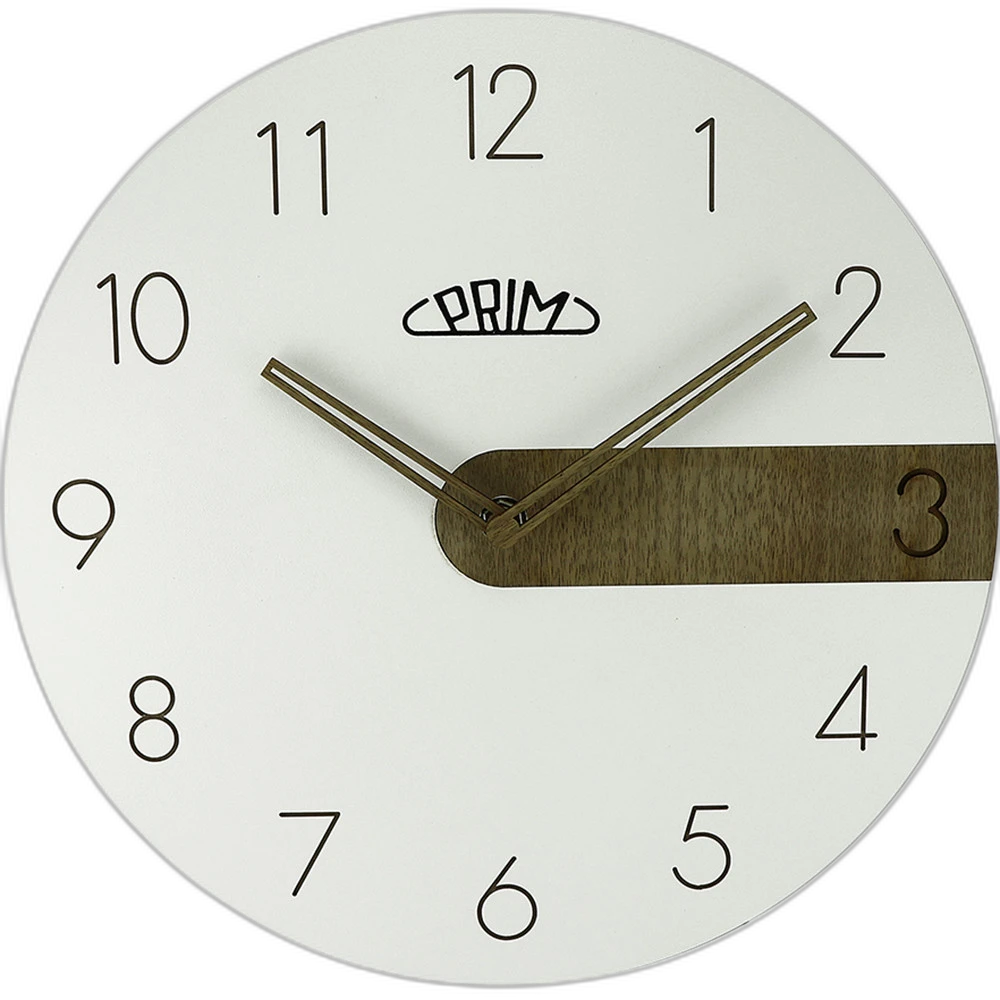 PRIM Wanduhr Clear Timber