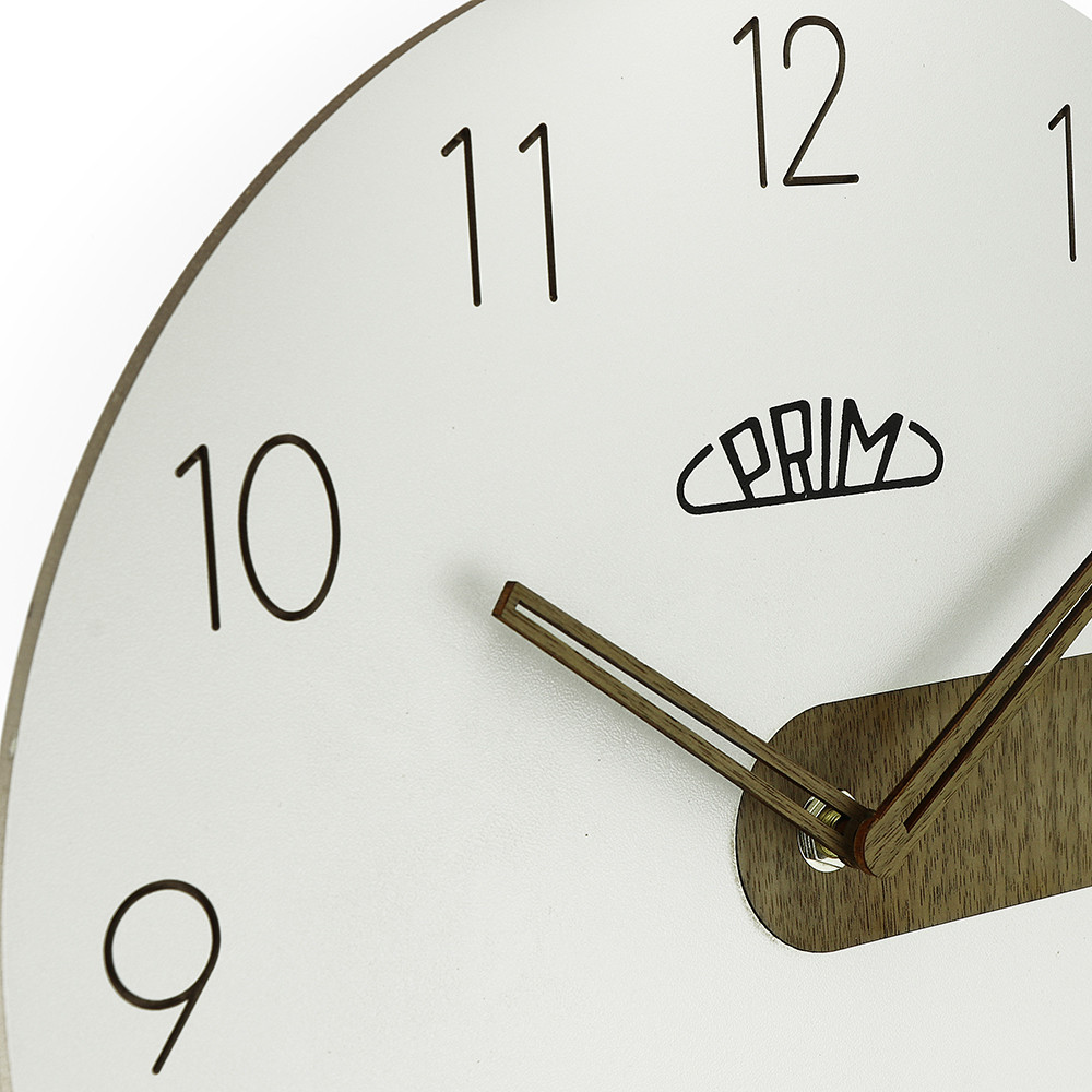 PRIM Wanduhr Clear Timber