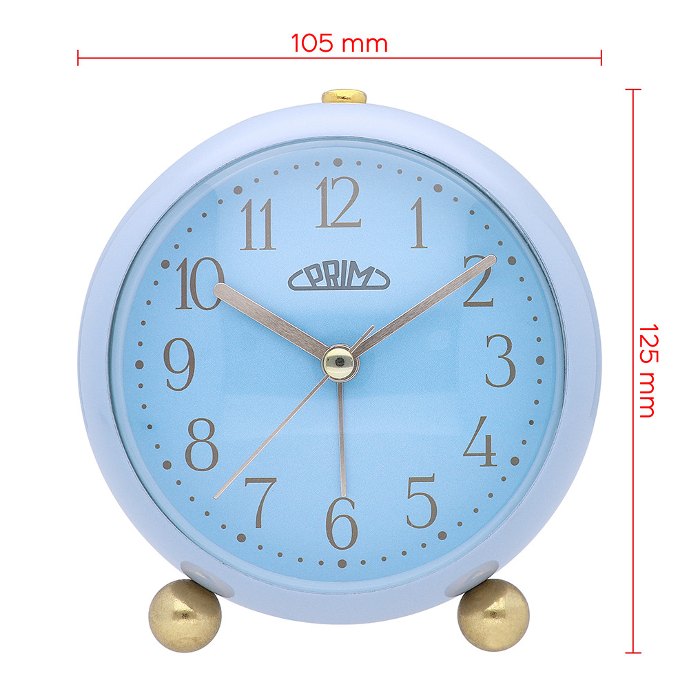 PRIM Candy Pastel Alarm - jasny niebieski