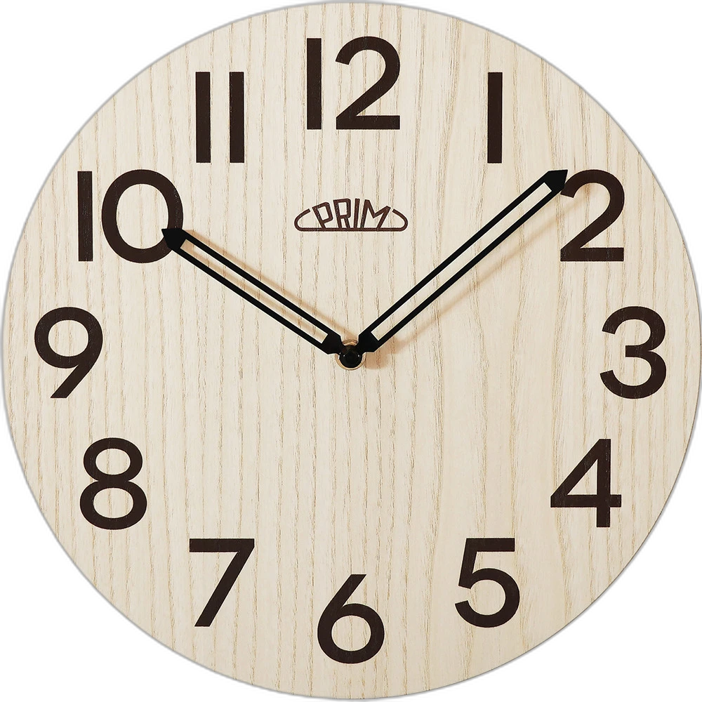 PRIM Wanduhr Genuine Veneer - A