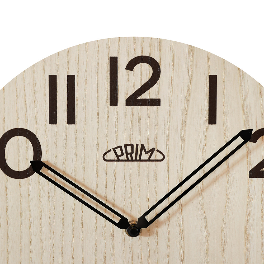PRIM Wanduhr Genuine Veneer - A