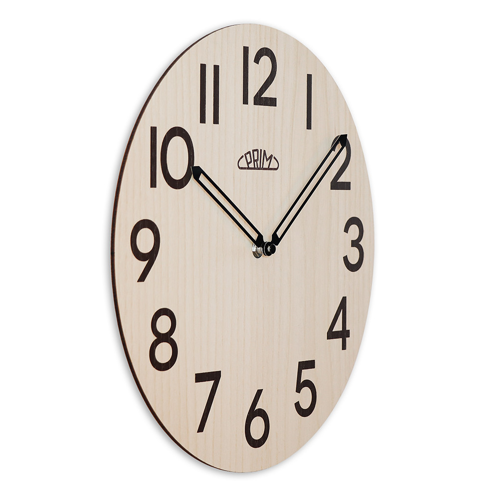 PRIM Wanduhr Genuine Veneer - A
