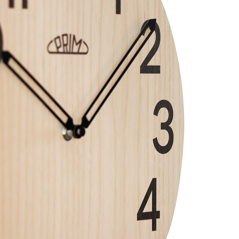 PRIM Wanduhr Genuine Veneer - A