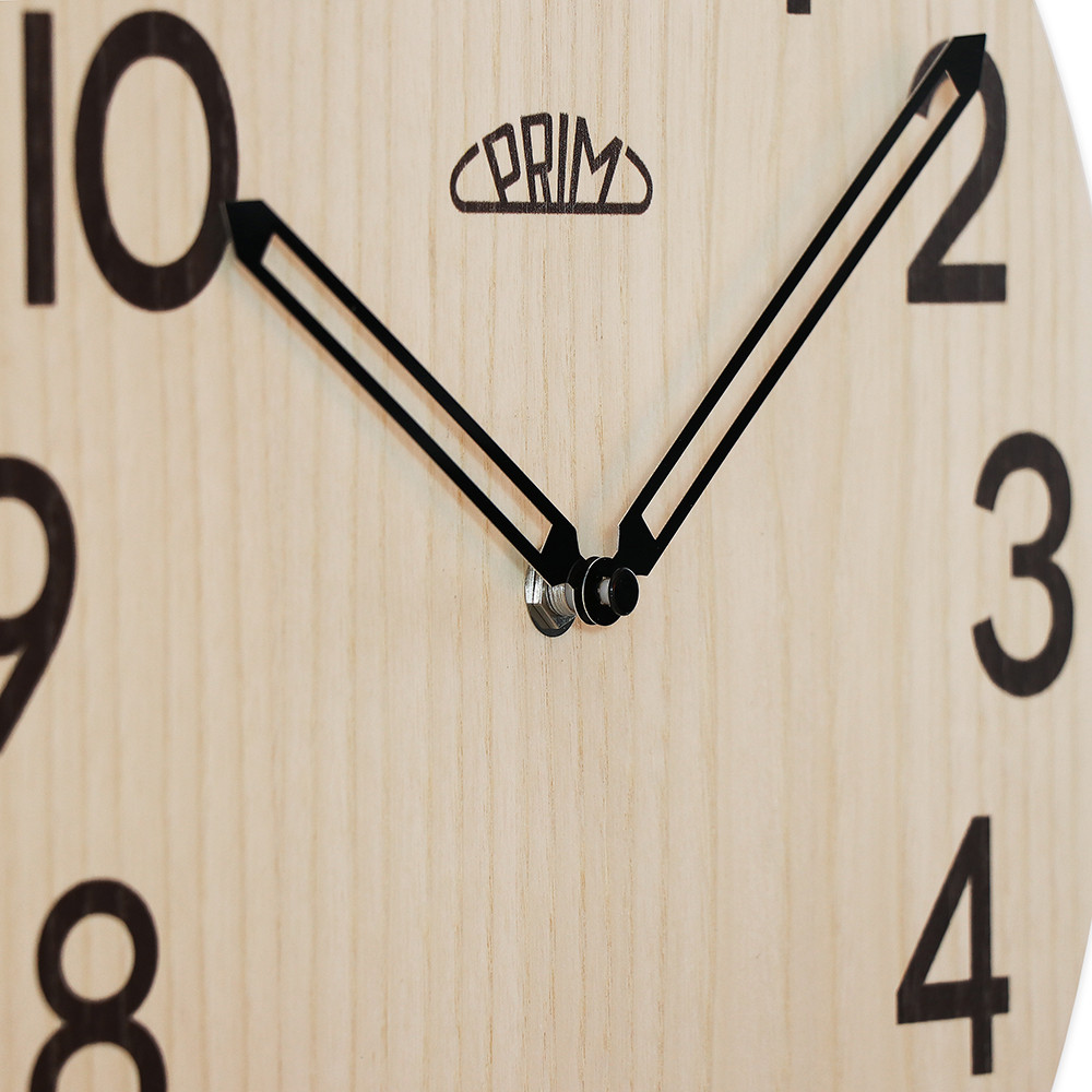 PRIM Wanduhr Genuine Veneer - A