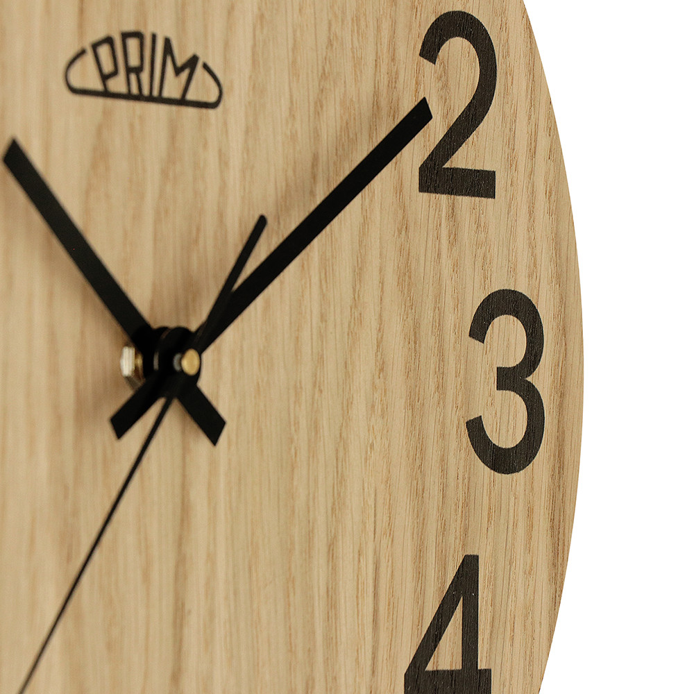 PRIM Wanduhr Genuine Veneer - B