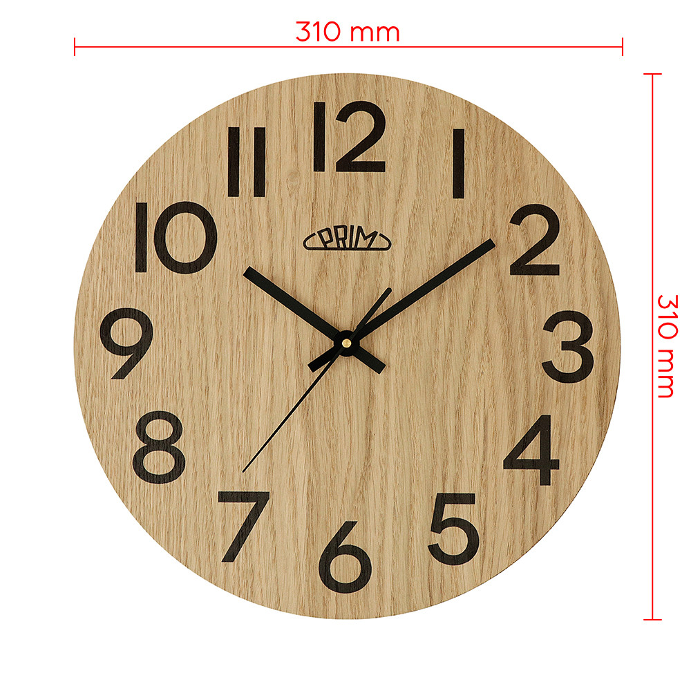PRIM Wanduhr Genuine Veneer - B