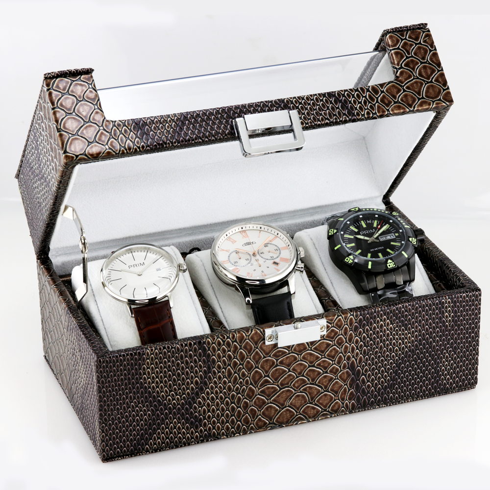 Suitcase for 3 pcs of watches