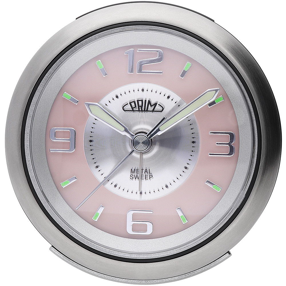 PRIM Retro Alarm - stříbrnorůžový
