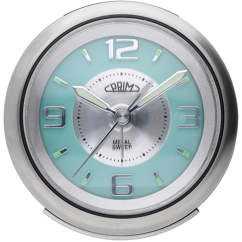 PRIM Retro Alarm - silver/light blue