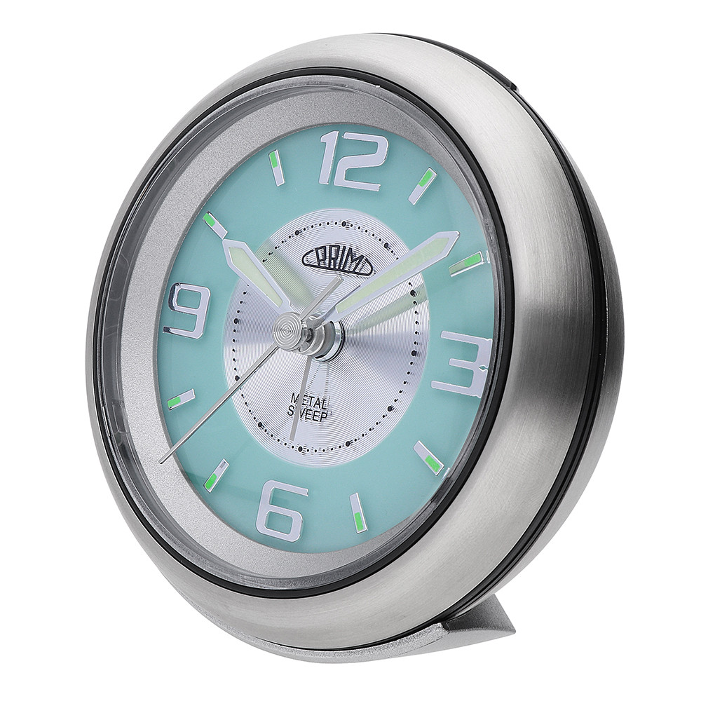 PRIM Retro Alarm - silver/light blue