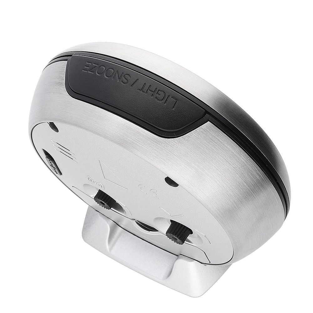 PRIM Retro Alarm - silver/light blue
