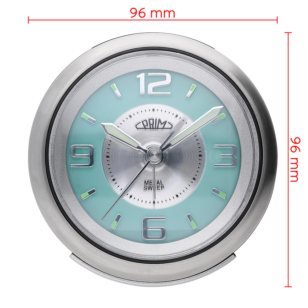 PRIM Retro Alarm - silver/light blue