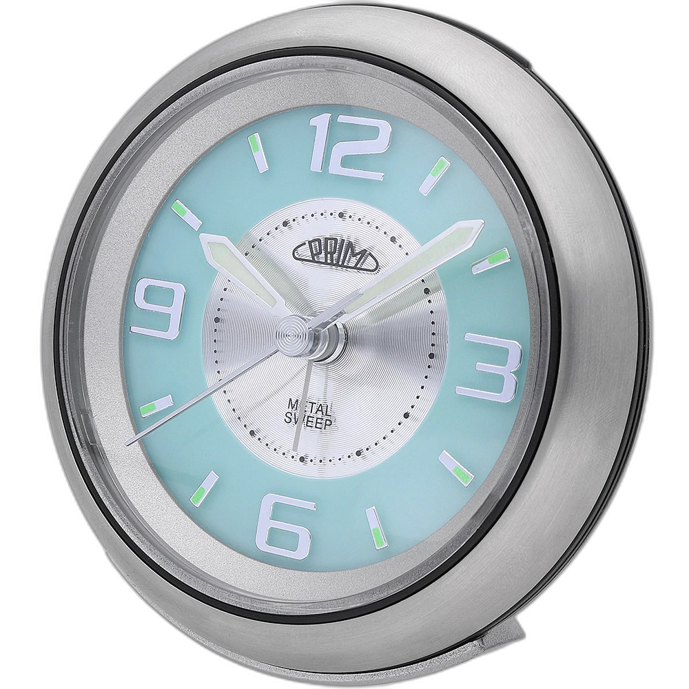PRIM Retro Alarm - silver/light blue