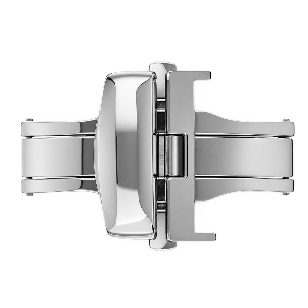 Bow tie clasp with side lock, 22 mm