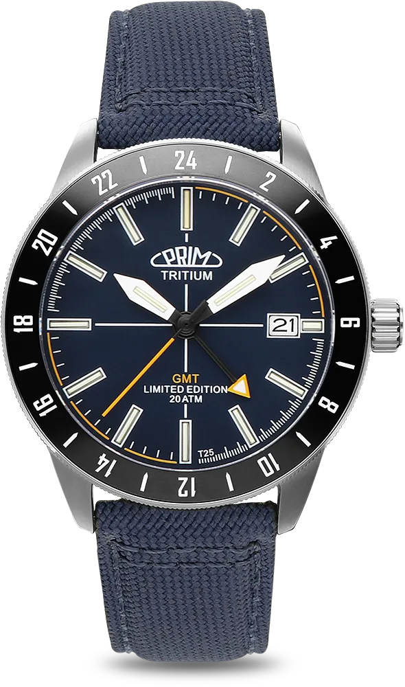 PRIM hodinky sport tritium world timer