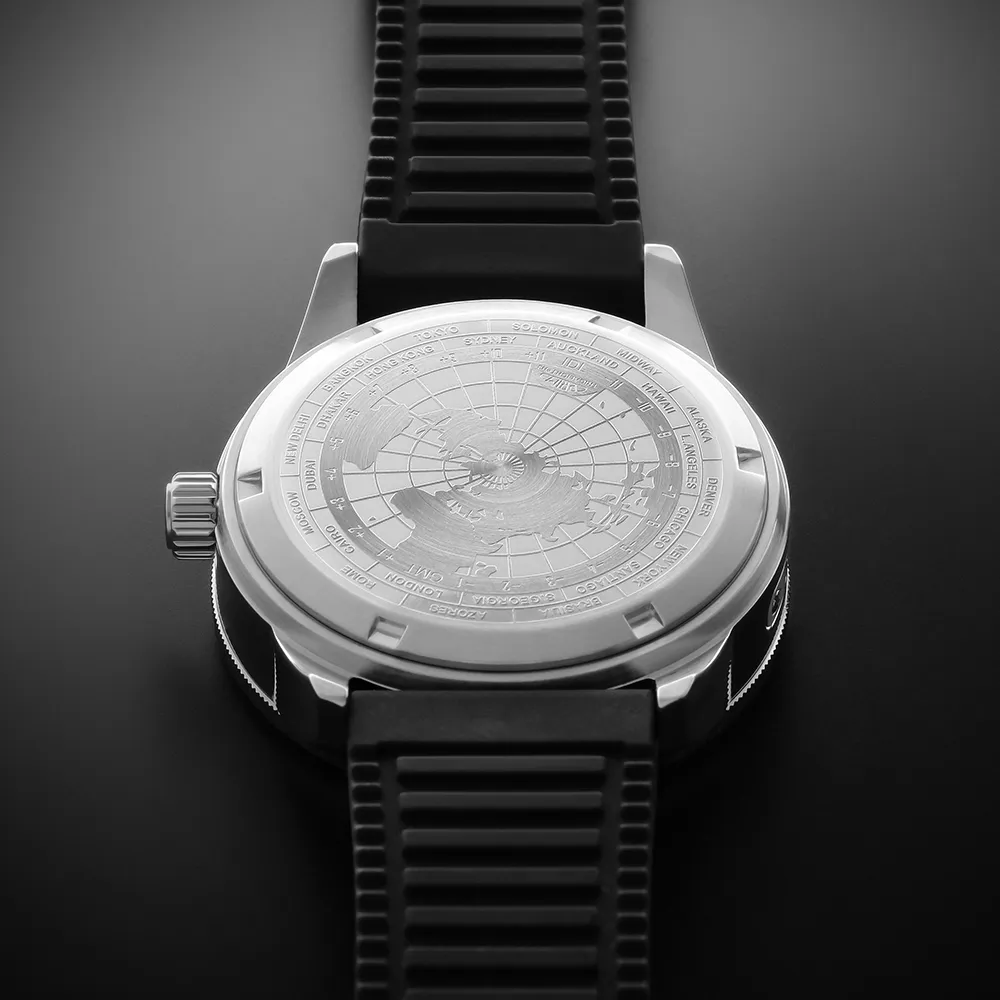 Zadní víčko hodinek PRIM Sport tritium world timer