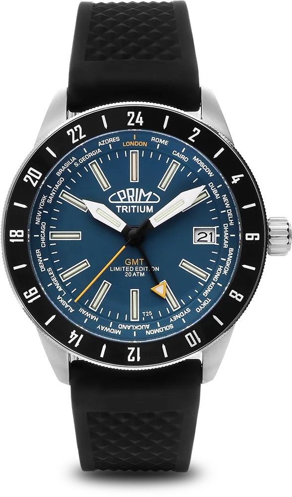 Hodinky PRIM sport tritium world timer