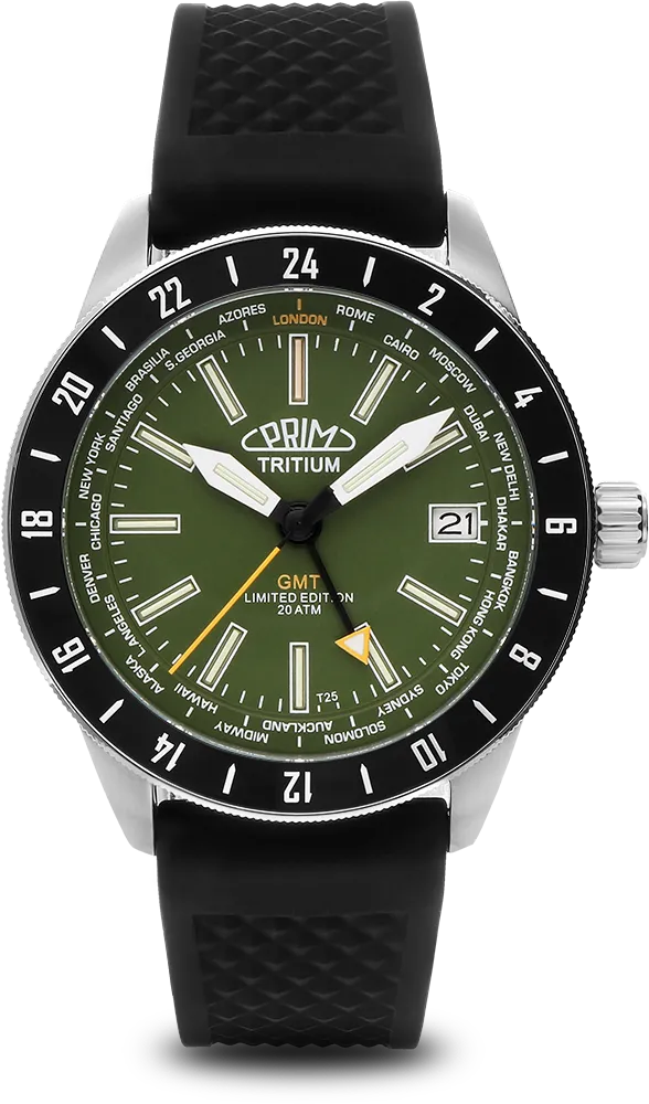PRIM hodinky Sport tritium world timer