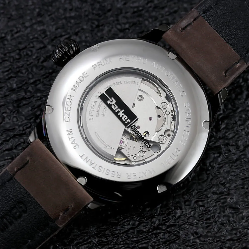 Víčko s průzorem na hodinkách PRIM