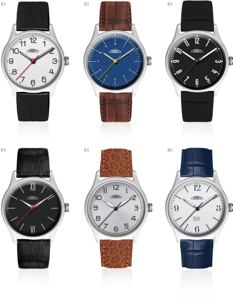 Ukázky hodinek PRIM ze sestav si své PRIM