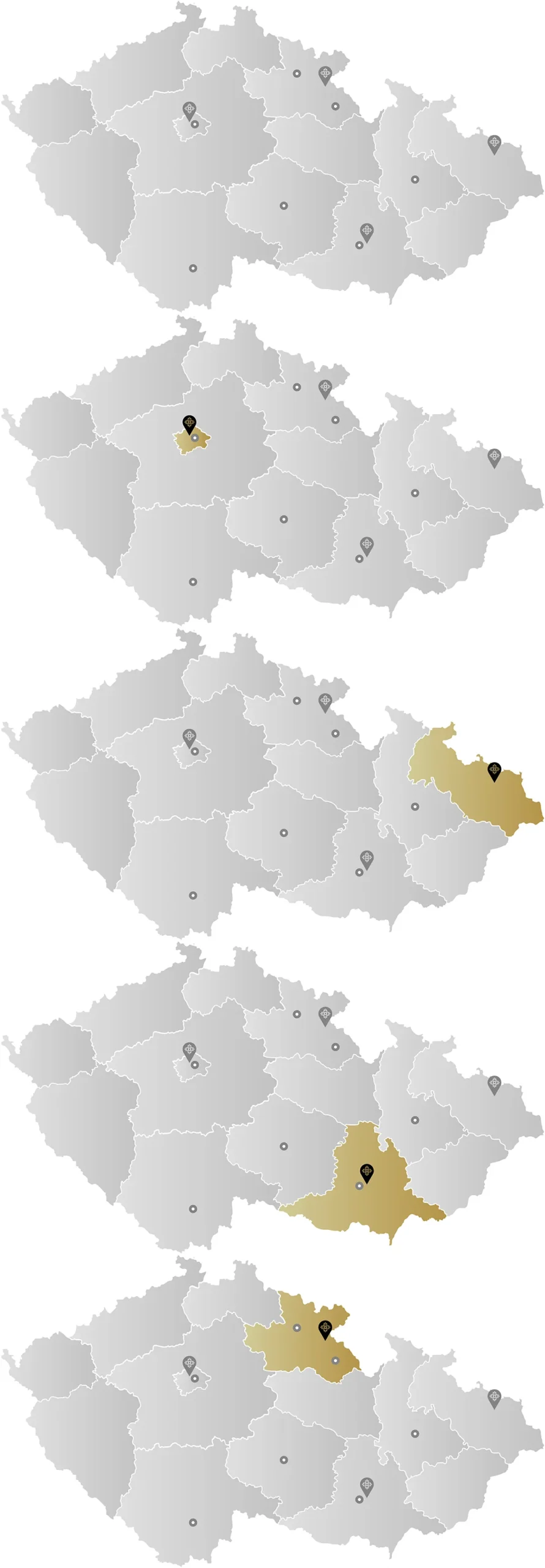 Mapa ČR